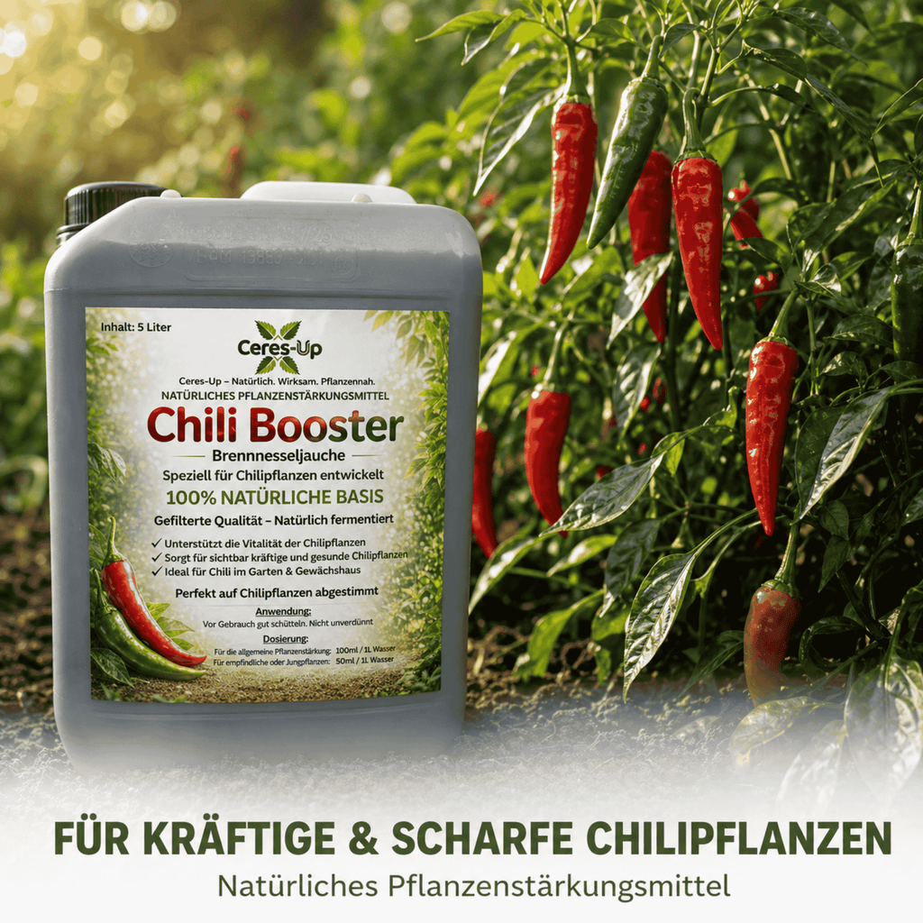 Ceres-Up Chili Booster – Pflanzenstärkungsmittel für kräftige Chili-Pflanzen & aromatische Früchte