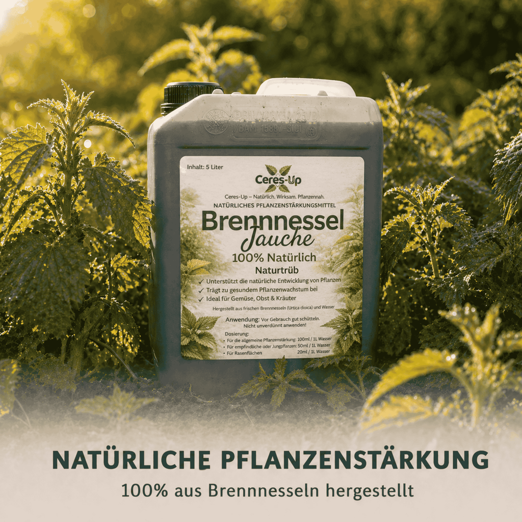 Brennnesseljauche 5L naturtrüb – Pflanzenstärkungsmittel | Ceres-Up