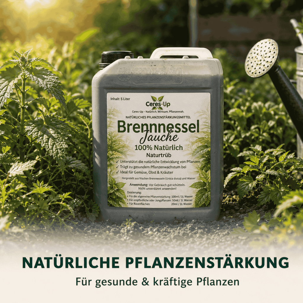 Brennnesseljauche 5L naturtrüb – Pflanzenstärkungsmittel | Ceres-Up